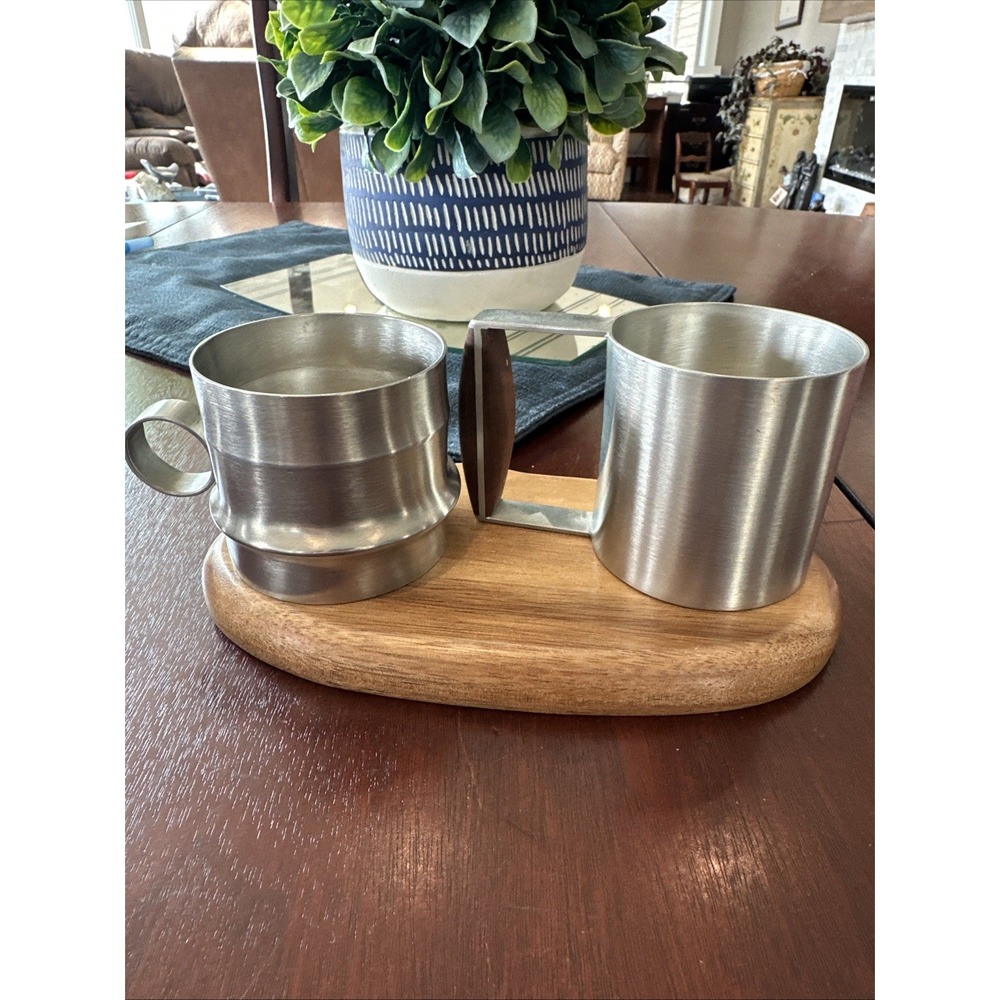 Pewter Mugs Lot Of 2 - JJ 1995
